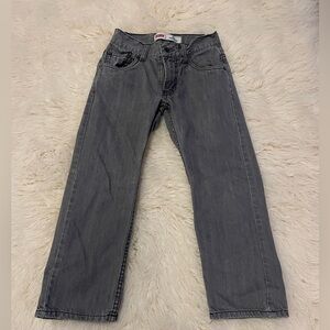 Boys Levi jeans, grey, size 8 regular